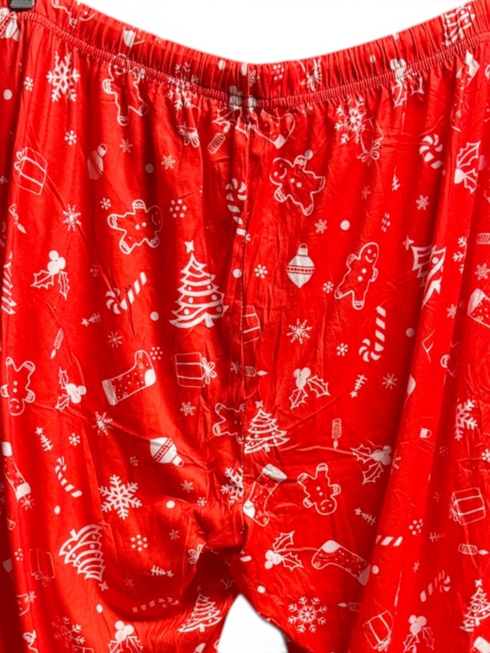 Ekouaer Christmas Pajama Pants Womens L Red Gingerbread Holiday Lounge - Picture 10 of 10